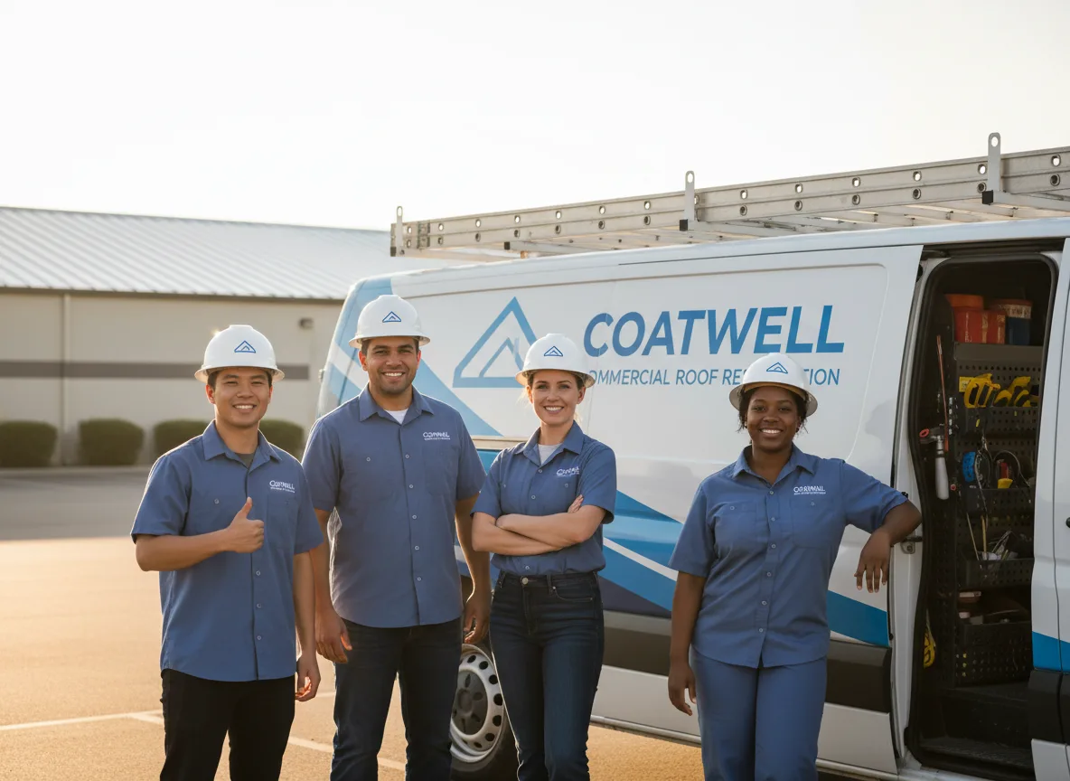 Commercial roof coating company in North Oxford, MA
